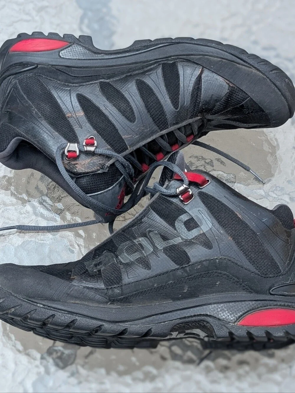 Polo Ralph Lauren Spielman Black Trail Hiking Boots Size US 10 Men's